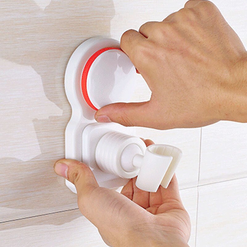 吸盘式底座免打孔固定座可浴室淋浴花洒支架喷头挂钩花酒配件家居家装