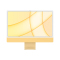 Apple iMac 24英寸 4.5K屏 八核M1芯片(8核图形处理器) 8G 256G SSD 一体式电脑主机 黄色