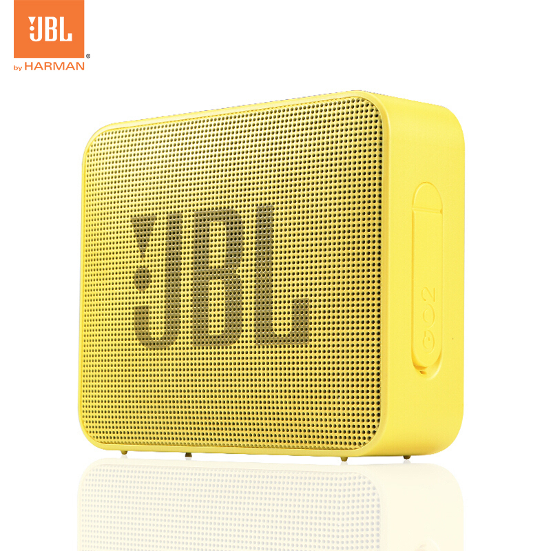 JBL GO2 音乐金砖二代 蓝牙音箱 低音炮 户外便携音响 迷你小音箱 可免提通话 柠檬黄