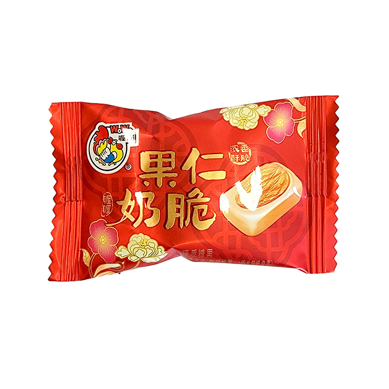 喔喔果仁奶脆硬质糖果散装500g巴旦木婚庆结婚喜糖休闲零食品高清大图