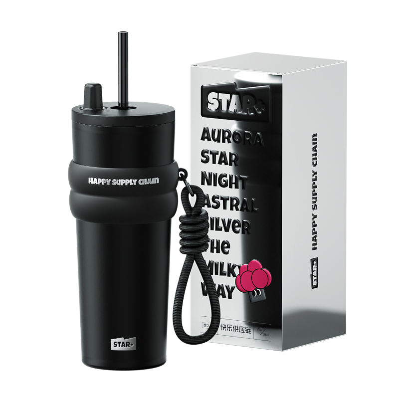 世大家 极光星夜吸管杯710ml陶瓷-神秘幻影(男款)高清大图