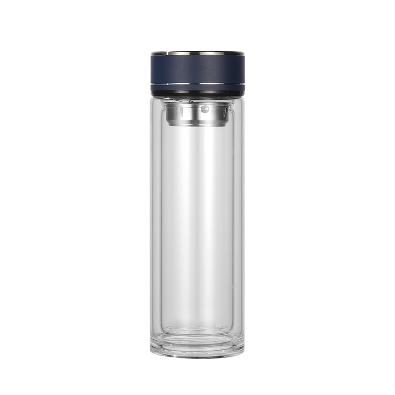 富光(FUGUANG) 双层玻璃杯便携家用办公车载玻璃杯330ml X2621-SH-330高清大图