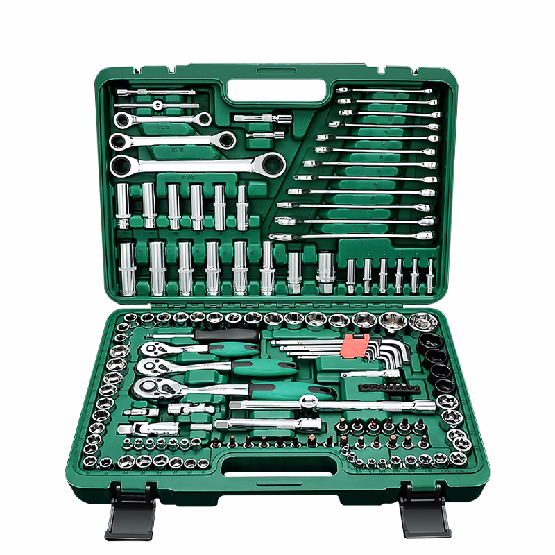 汽车维修修理工具箱组合套装套筒套管棘轮扳手汽修修车多功能闪电客