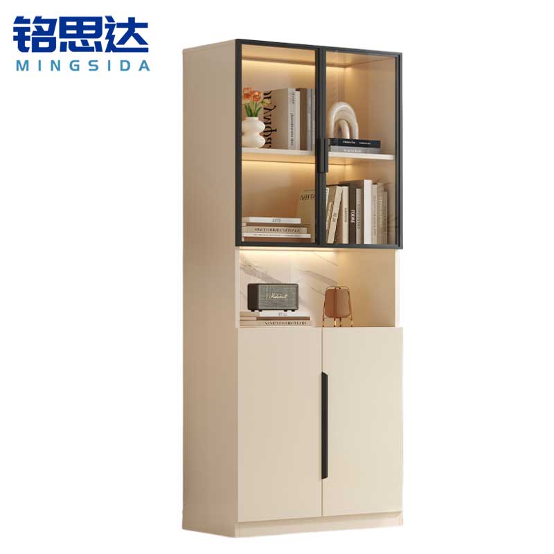 铭思达书柜储物柜 两门 台