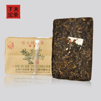 2015年 下关 绿大树砖茶 普洱茶 生茶 1000克/包 整包 下关茶厂 云南普洱茶生茶 砖茶 紧压茶 茶窝茶叶