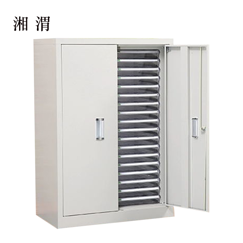 湘渭文件柜抽屉式票据多层分类箱档案柜合同资料架烘焙收纳样品柜带门36抽柜高清大图