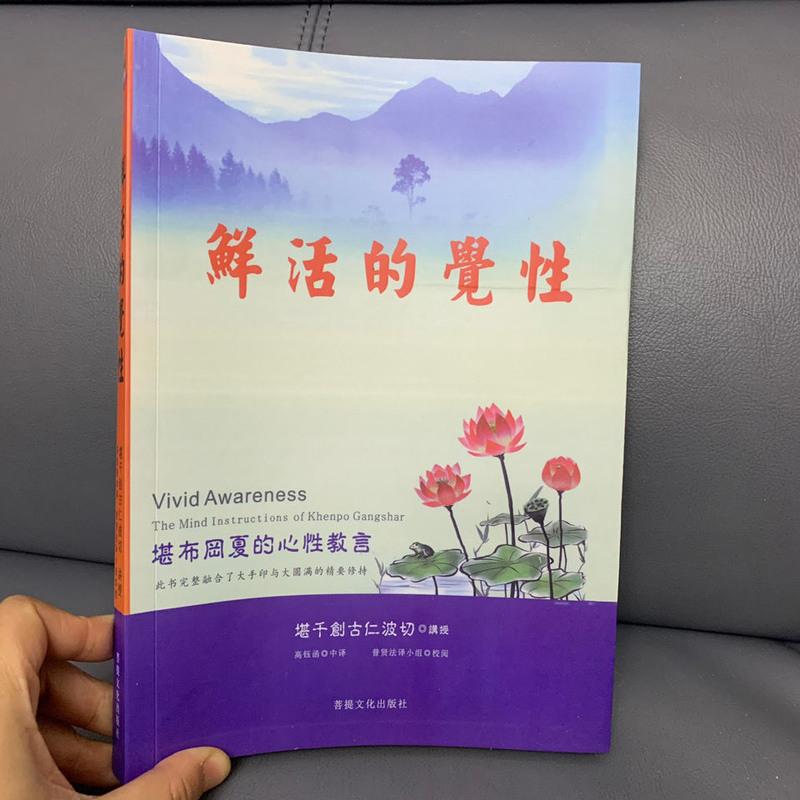 鲜活的觉性 堪布岡夏的心性教言 大手印与大圆满精要 创古仁波切高清大图