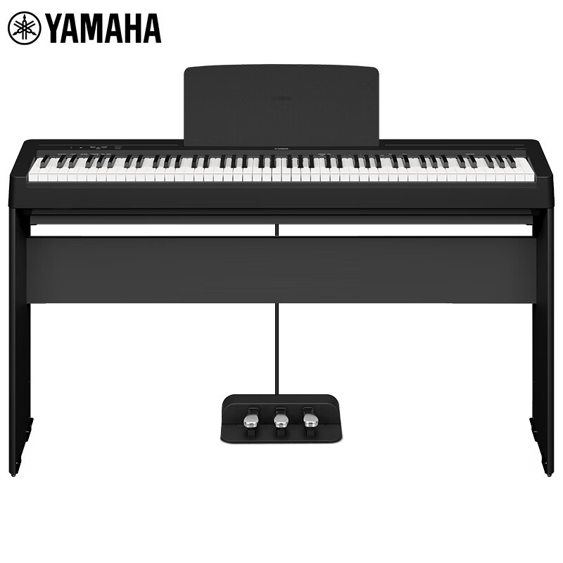 YAMAHA雅马哈P-143电钢琴88键重锤键盘 便携式成人儿童智能数码电子钢琴+配件