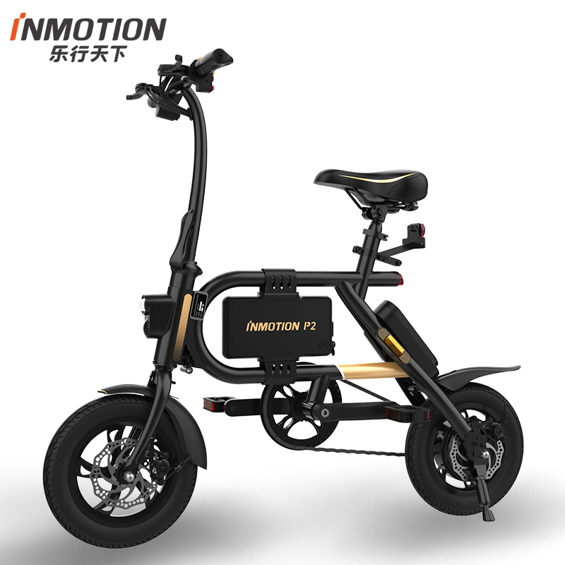 [新国标][华为生态款]乐行天下(INMOTION)电动自行车P2豪华版折叠便携电动车迷你亲子电瓶车小型成人代步车