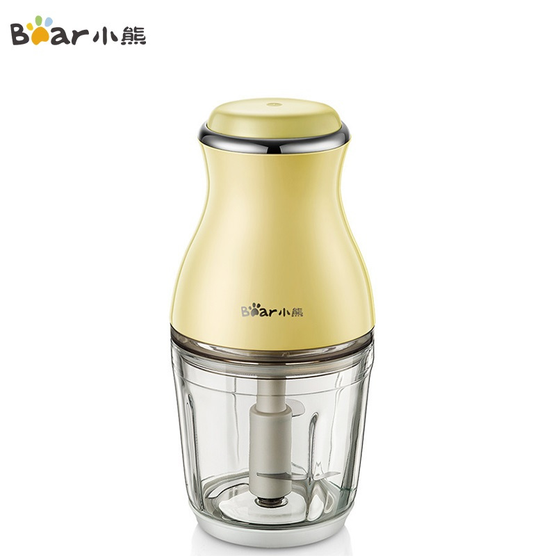 小熊(Bear)切碎机 QSJ-B02R1 绞肉机家用小型全自动搅拌机宝宝辅食绞馅剁椒料理机苏宁自营