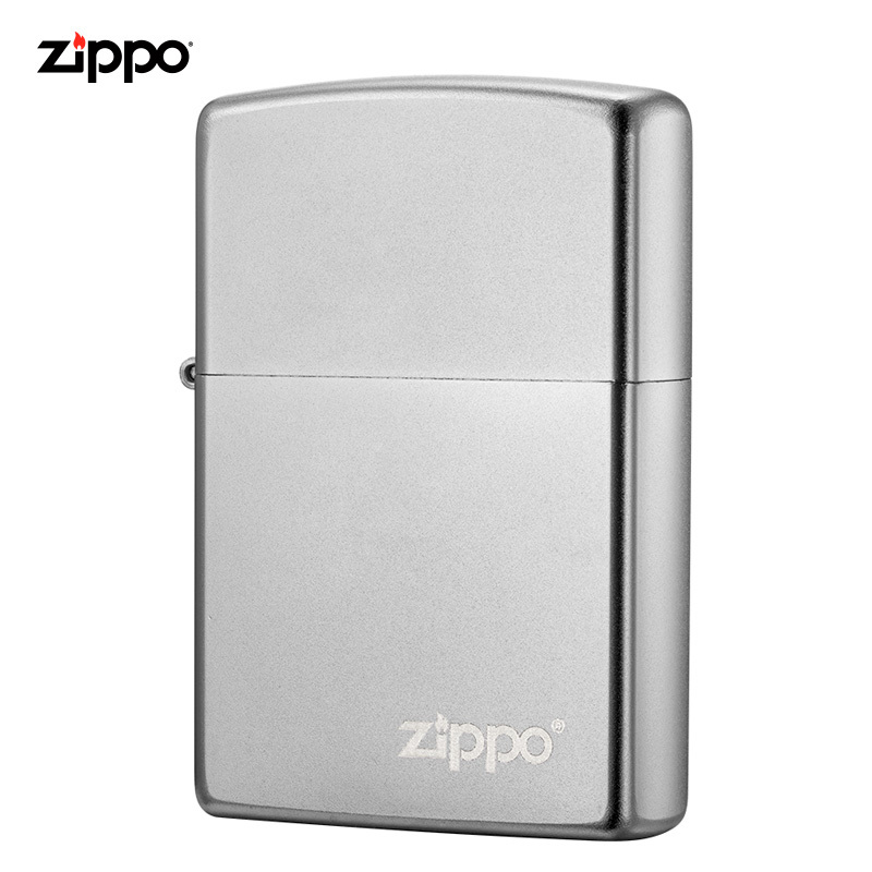 ZIPPO芝宝打火机原装ZIPPO煤油之宝打火机205ZL-A-000018锻纱镀铬-商标