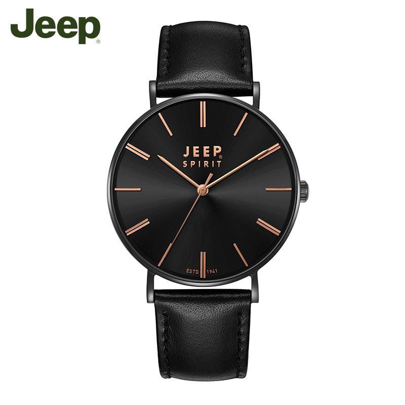吉普jeep手表纯系列时尚简约超薄防水情侣石英腕表