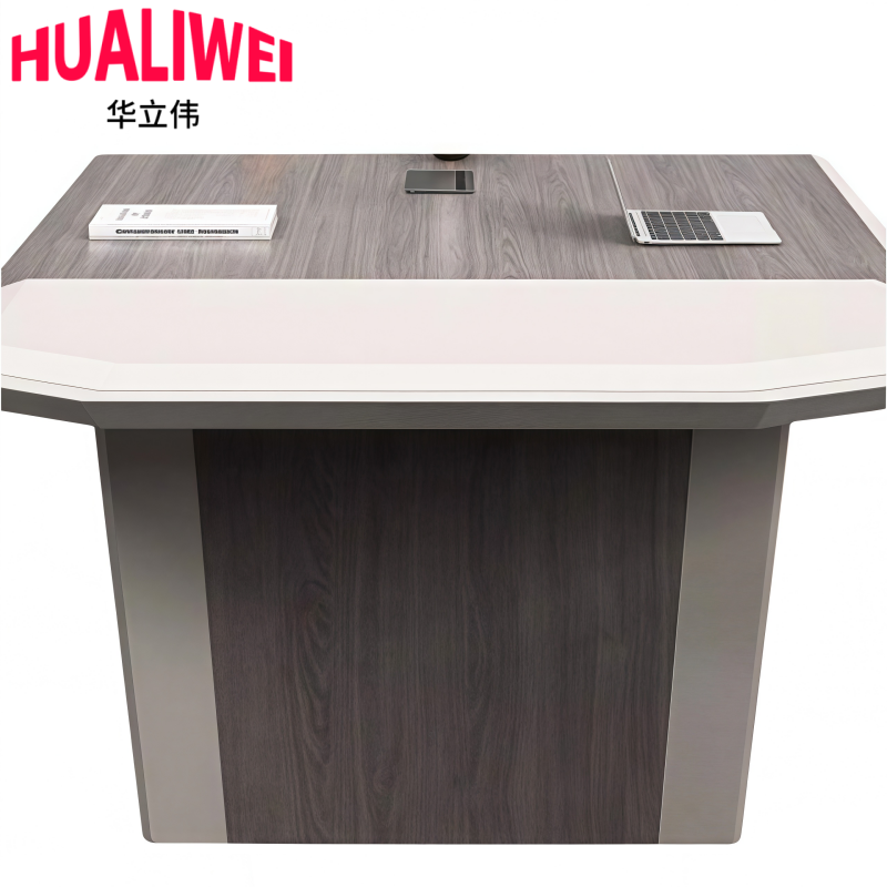 华立伟会议桌3000*1200mm张高清大图