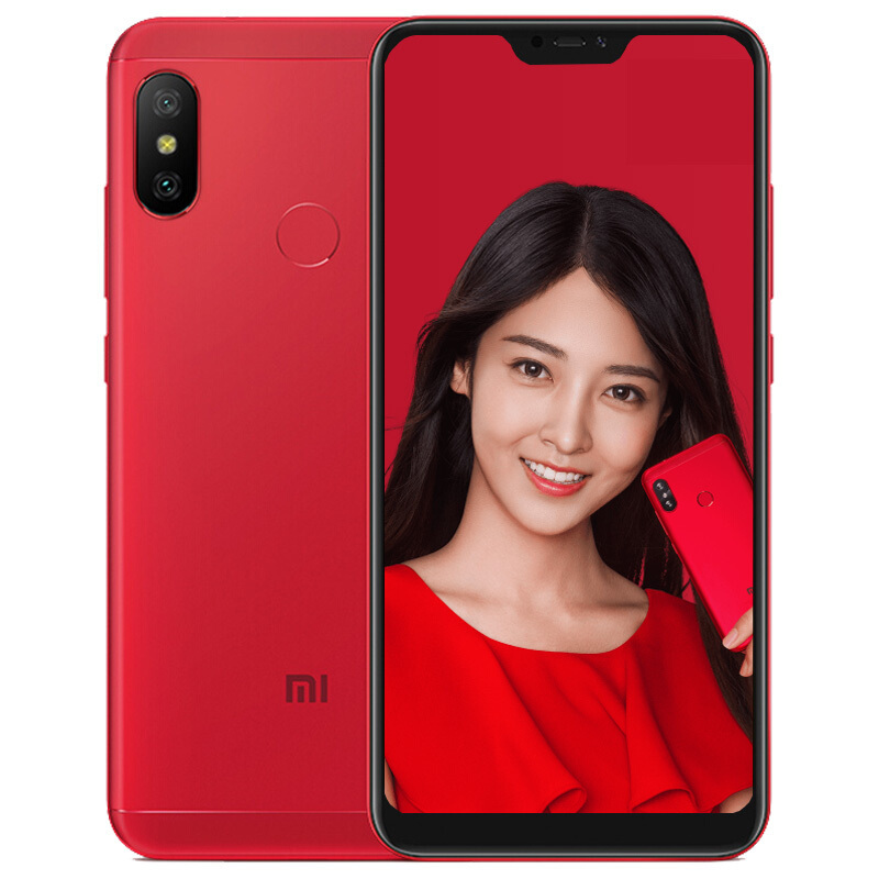 Xiaomi/小米 红米6 Pro 4GB+64GB 赤焰红 移动联通电信4G全网通手机