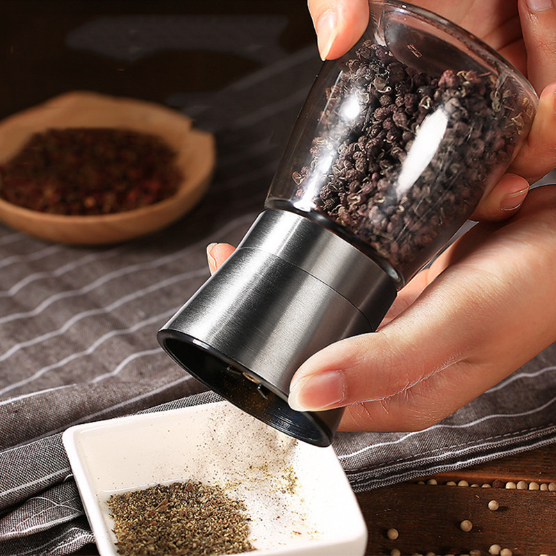 宜莱芙胡椒研磨器手动研磨瓶调料瓶调味瓶家用磨胡椒粉研磨器现磨黑