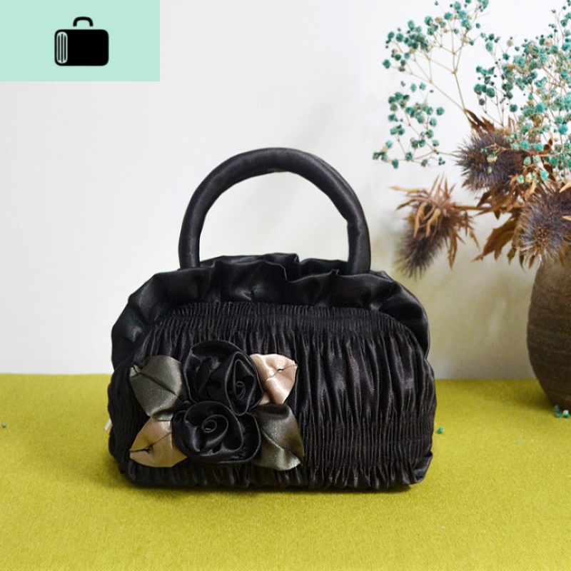 2020新款布包女包 手提包 迷你妈妈包钥匙零钱手机包包花朵小件包NEW LAKE女士钱包/卡包高清大图