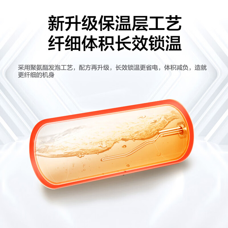 海尔(Haier)电热水器L5N线控隐藏安装2200W速热 50升 一级能效家用卫生间洗澡升级钼金加热管加粗有芯镁棒高清大图