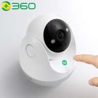 360摄像头300W云台AI版 2K高清WIFI监控器全彩夜视 室内家用手机无线网络远程智能摄像机+闪迪64G内存卡