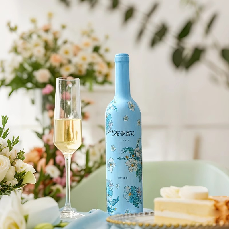张裕官方授权多名利花香蜜语莫斯卡托半甜白葡萄酒正品750ml高清大图
