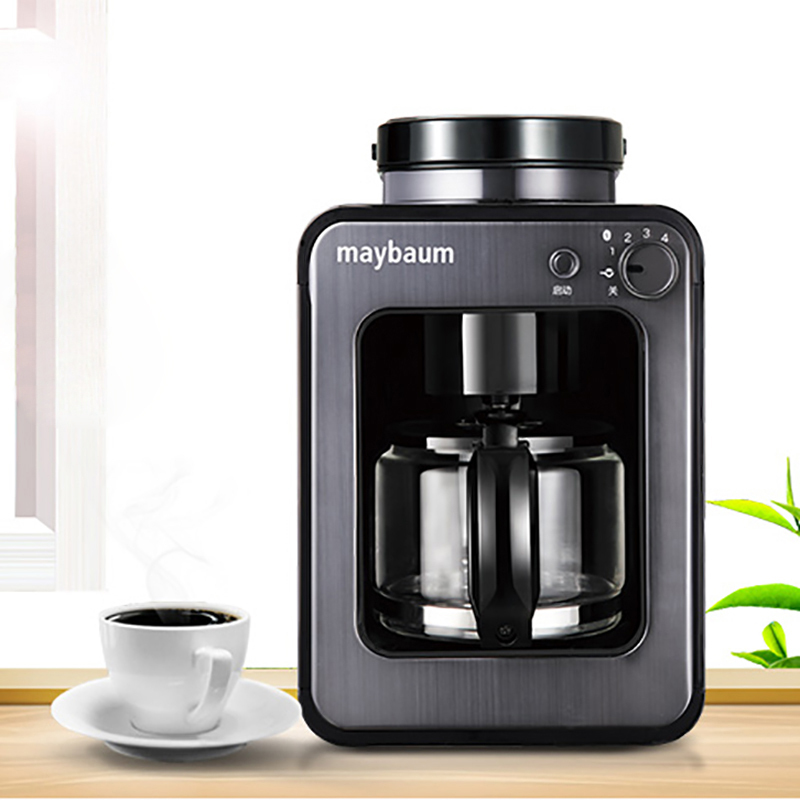 maybaum/五月树 M350德国家用商用全自动美式迷你磨豆咖啡机（青灰）