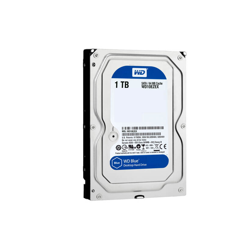 西部数据(WD)1TB 3.5英寸台式机机械硬盘 7200转 WD10EZEX 宁选