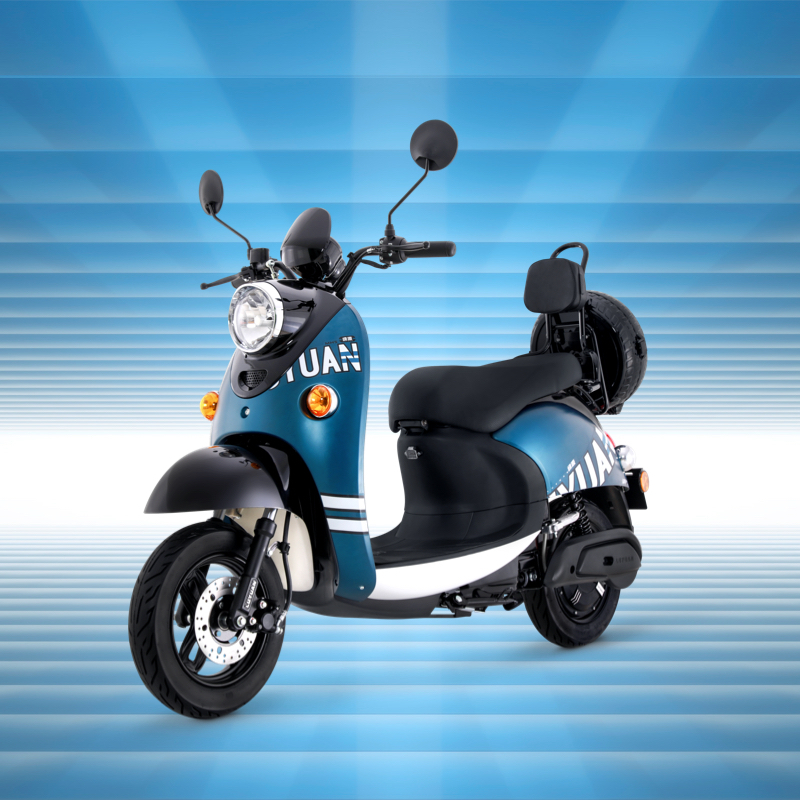 绿源电动车 电动轻便摩托车代步车时尚高端小龟王60v动力款 mh5