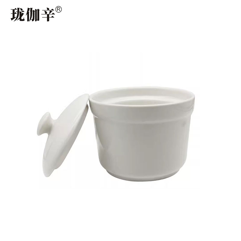 珑伽辛 陶瓷隔水炖盅汤盅 4.5英寸/个高清大图