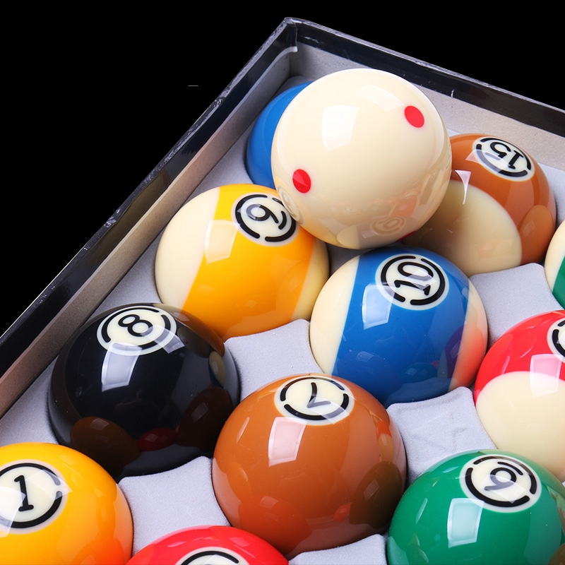 闪电客水晶球美式台球球子黑八大号高树脂球子tv球桌球台球子_速火5.