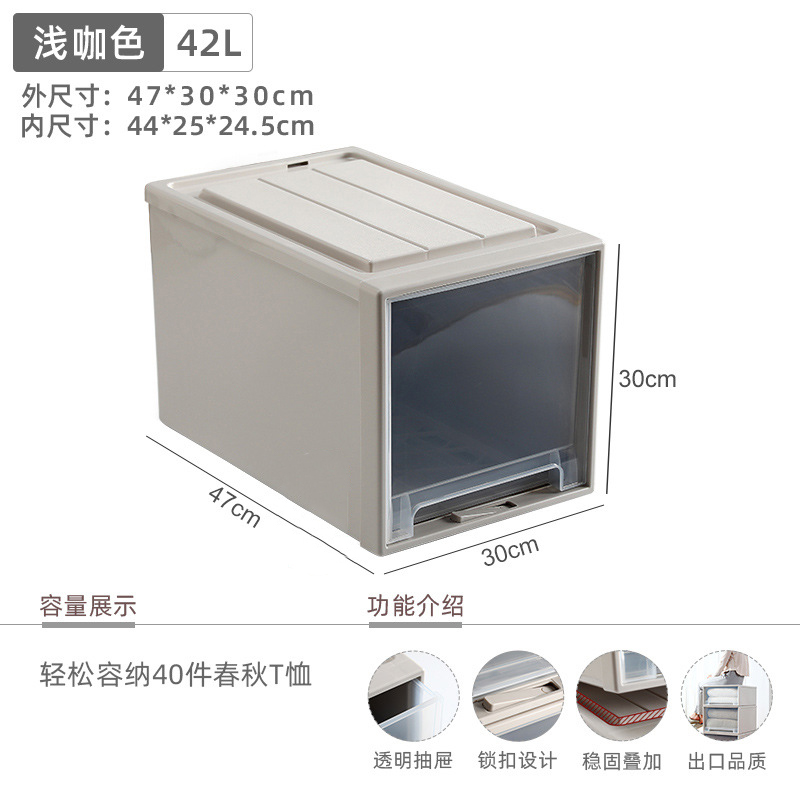 攸杂物整理盒47*30*30cm个高清大图