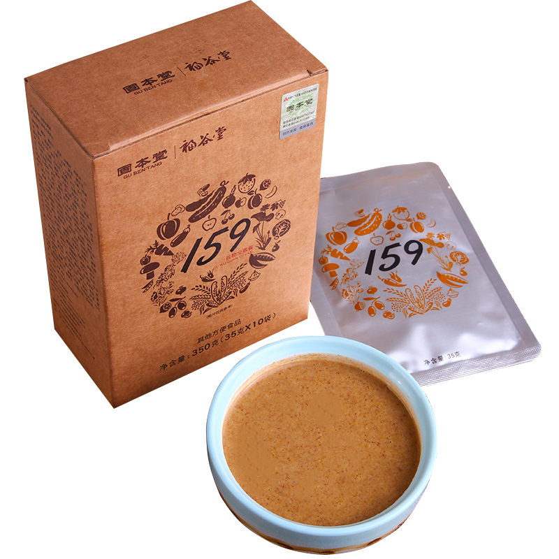 固本堂159代餐粉350g盒装五谷杂粮粉营养代餐即食代餐粉高清大图