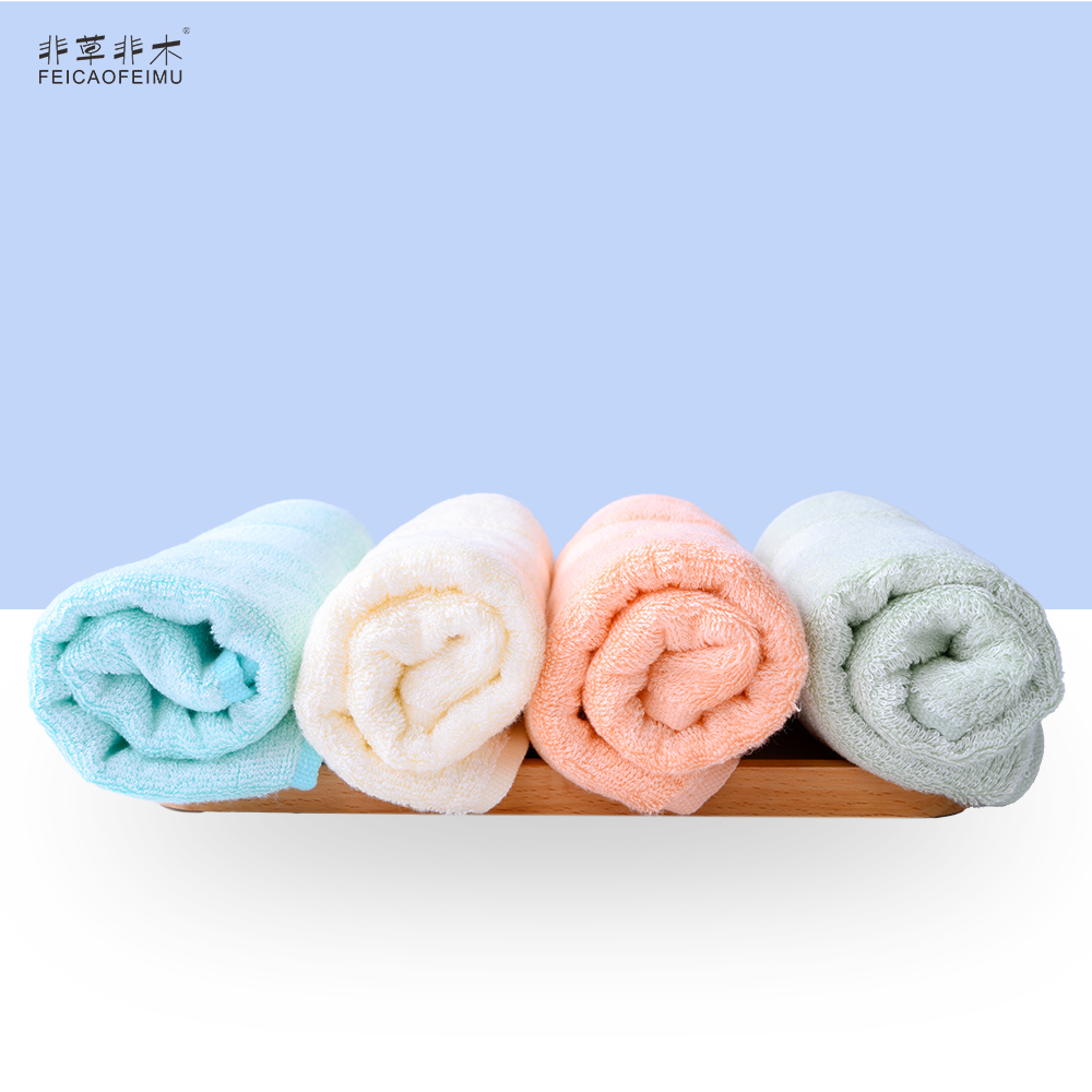 非草非木 毛巾礼盒套装伴手劳保礼品 竹纤维毛巾8件套 FM-3074 (盒)高清大图