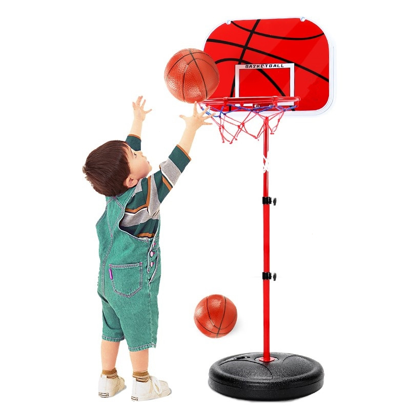 儿童篮球架可升降室内投篮框球框闪电客家用皮球34689周岁玩具男孩