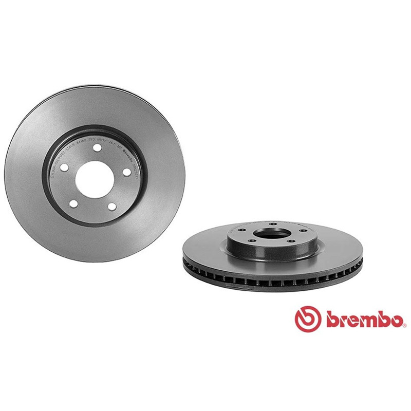 布雷博(brembo)前盘09.N255.21适配13-18款蒙迪欧(CD391) 1.5T/2.0L/T(对装)