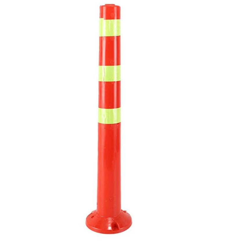 众恒丰-警示柱护栏隔离桩弹力柱路障柱反光防撞柱-75CM/个