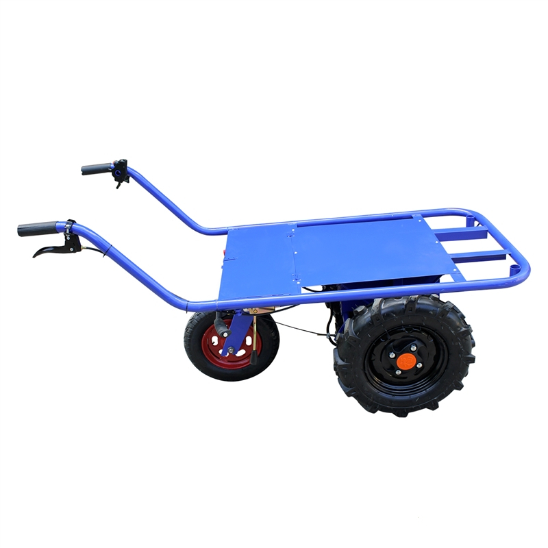 电动鸡公车手推车单双轮650瓦大电机农用爬坡独轮古达果园农田运输车
