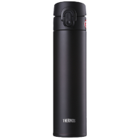 【品牌直采】THERMOS 膳魔师 通用高真空304不锈钢保温杯 JNI-402-ALB 400ml 黑色