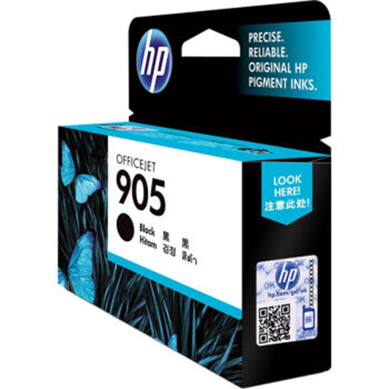 惠普(HP)905原装墨盒 适用hp OJ6960/6970 打印机 黑色墨盒
