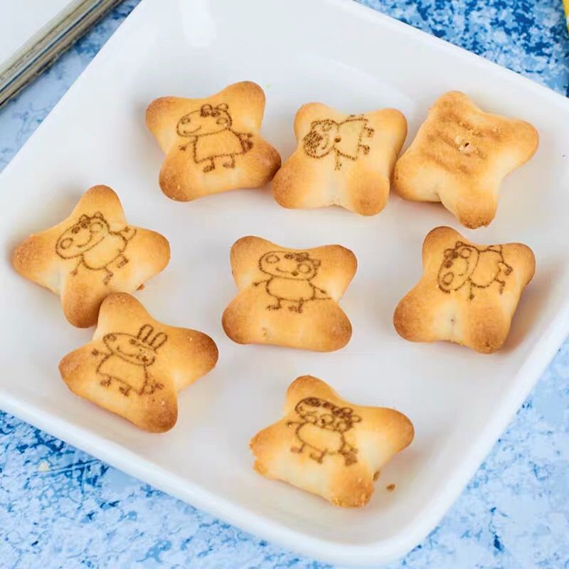 亿智小猪佩奇160g草莓味注心饼干