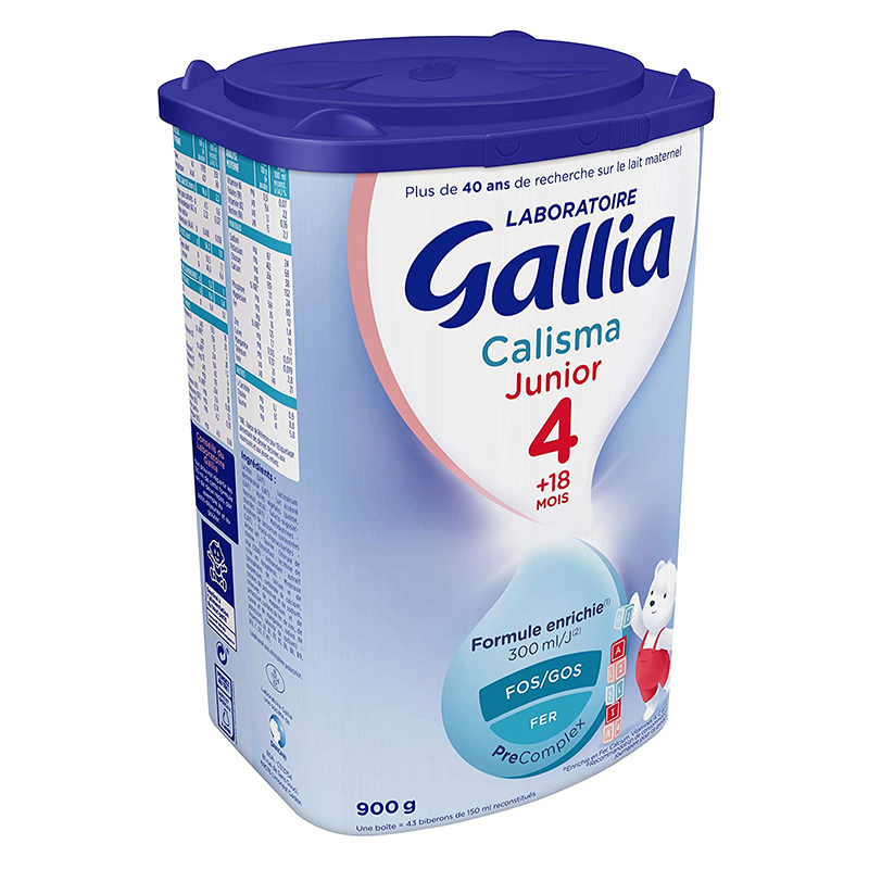 法国进口 Gallia佳丽雅 4段18月+标准配方婴幼儿奶粉900g[3罐装]