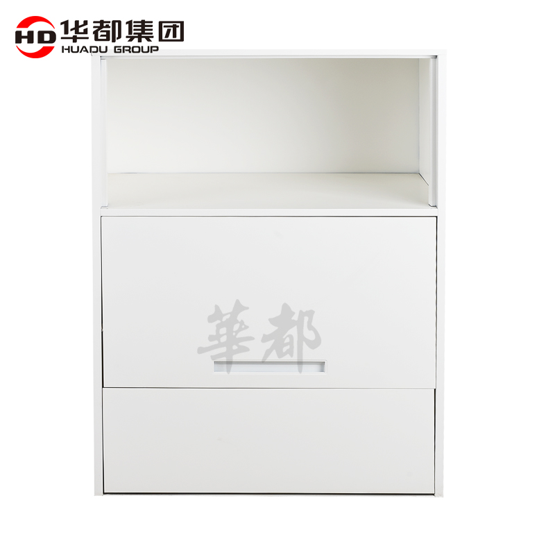 华都HDB-27 钢制午休折叠床柜华都折叠床柜午休床办公室午睡神器屏风桌边柜教室隐形床四折床高清大图