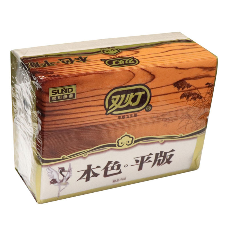 双灯本色平板卫生纸 468G