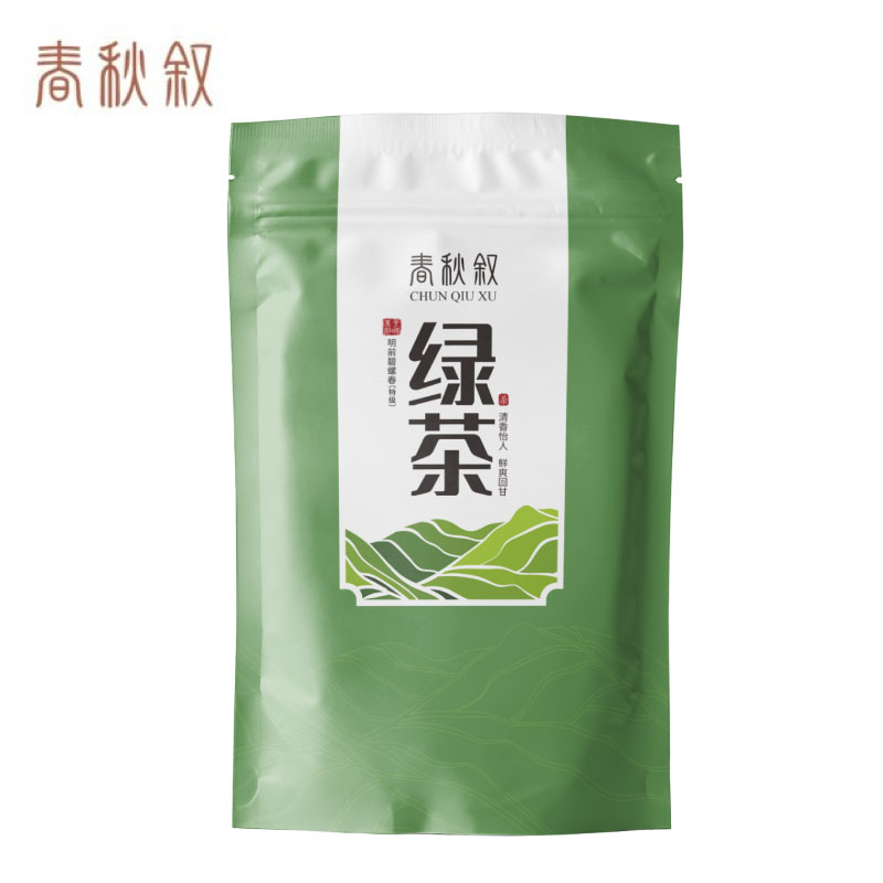 春秋叙 明前碧螺春特级 100g/袋高清大图