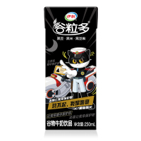 [2月产]伊利谷粒多牛奶250ml*12盒整箱 黑谷谷物苗条装 黑豆黑米黑芝麻营养早餐奶原装