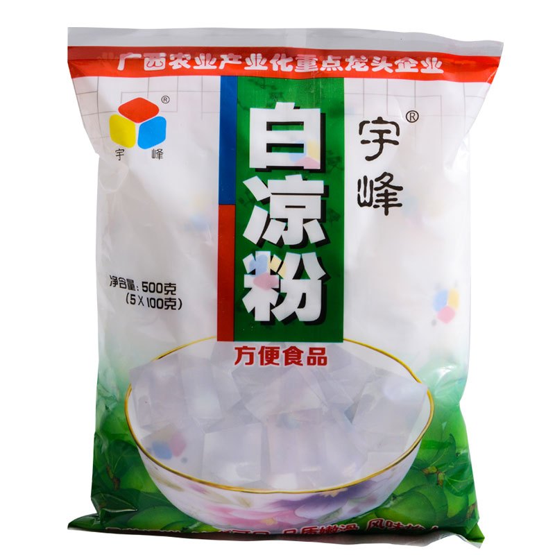 晋唐宇峰牌白凉粉500g食用水信玄饼料100克*5包
