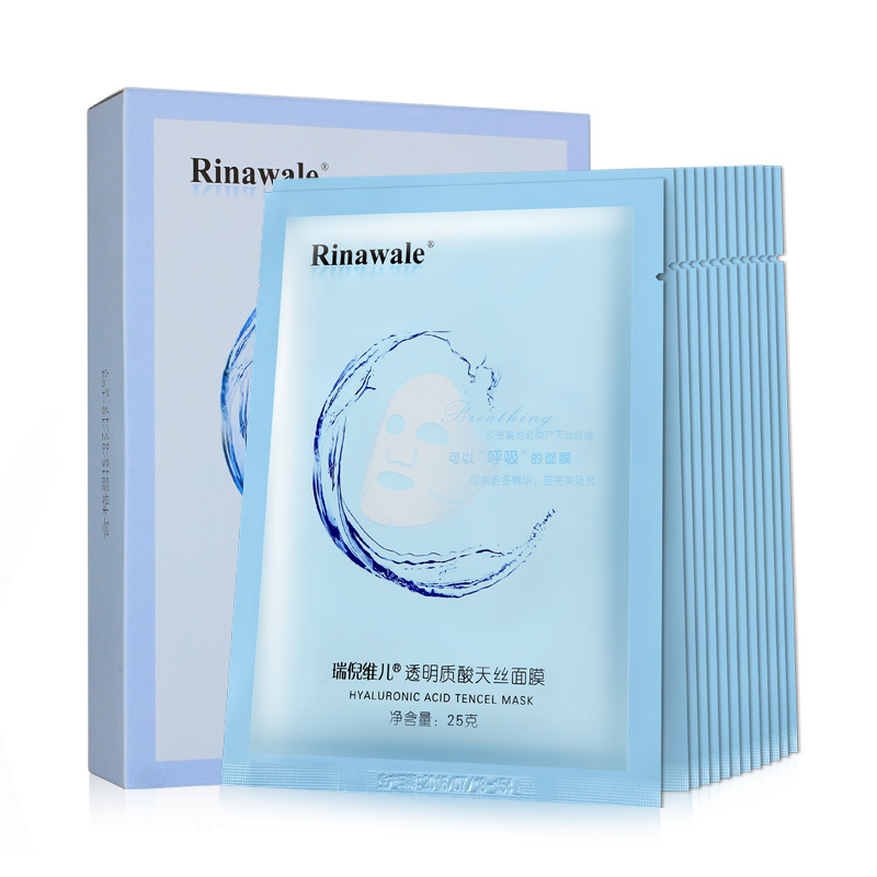瑞倪维儿透明质酸天丝面膜25克*12片/盒高清大图