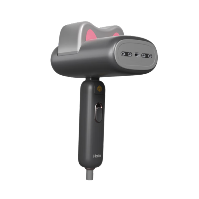 海尔(Haier)喵星人手持挂烫机 熨烫机家用小型蒸汽熨斗 快速熨衣可折叠收纳HY-MC12H