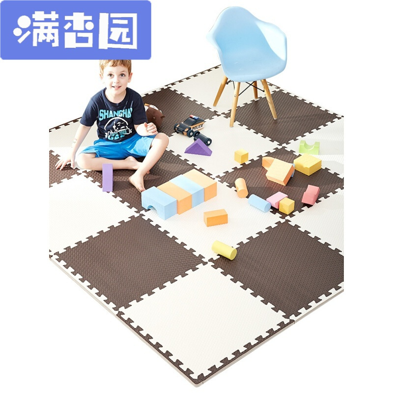 舒弗lachouffe泡沫地垫拼图爬行垫儿童卧室榻榻米拼接地板垫子防滑垫