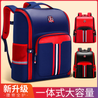 新款小学生1-6年级帅气英伦时尚书包_黑色小号(建议1-2年级)