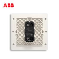 [ABB官方旗舰店]ABB开关插座无框轩致雅典白墙壁86型开关面板一开单控开关AF127