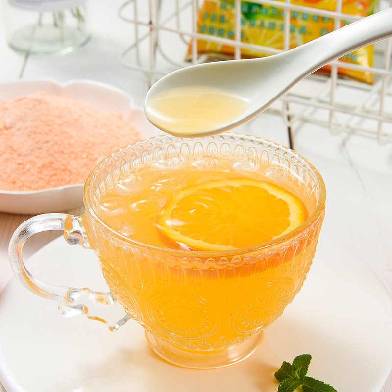 美粥食客甜橙风味固体饮料粉末维生素营养果珍冲调